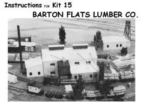 Alpine Models #15 Barton Flats Lumber Instructions
