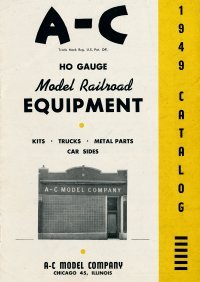 A-C Railway Models Catalog 1949
