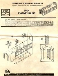 A.H.M. 5804 Engine House Instuctions