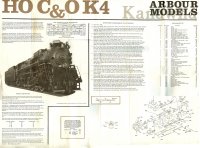 Arbour 2-8-4 K-4 Kanawha Instructions