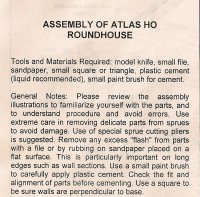 Atlas Roundhouse and Turntable