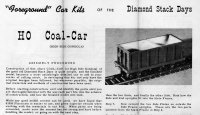 Ayers Coal Car, Drop Bottom Hopper, Hopper Bottom Gondola