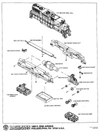 Bachmann GP-35 Diagrams