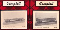 Campbell Flat Car and Gondola Car Boxes