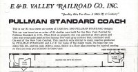 E&B Valley Pullman Standard Coach Passenger Car