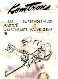 Kemtron 825 Walschearts Valve Gear