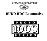 Life-Like Proto 1000 RDC 1, 2, 3 Instructions