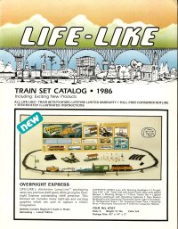 Life-Like Train Set Catalog 1986, 1992