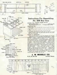 L.W. Models Instructions