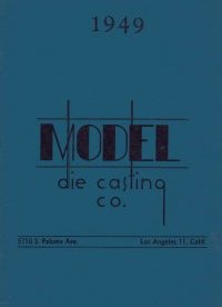 Model Die Casting Catalog 1949