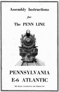 Penn Line 4-4-2 E-6 Atlantic Instructions