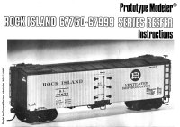 Prototype Modeler Rock Island 67750 Refrigerator Car