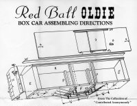 Redball #88 Oldie 40' Box Car Instructions