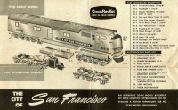 Strombecker City of San Francisco Streamliner Instructions