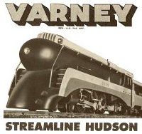 Varney 4-6-4 Streamlined Hudson Steam Engine Instructions 1948
