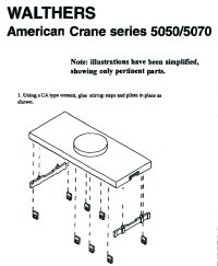 Walthers 5050/5070 American Crane Instructions