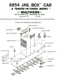 Walthers 6864 Jail Box Car Instructions