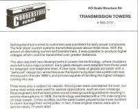 Walthers 933-3121 Transmission Tower Instructions