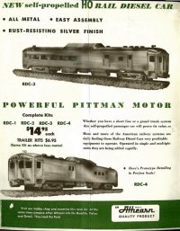 Athearn Catalog 1954