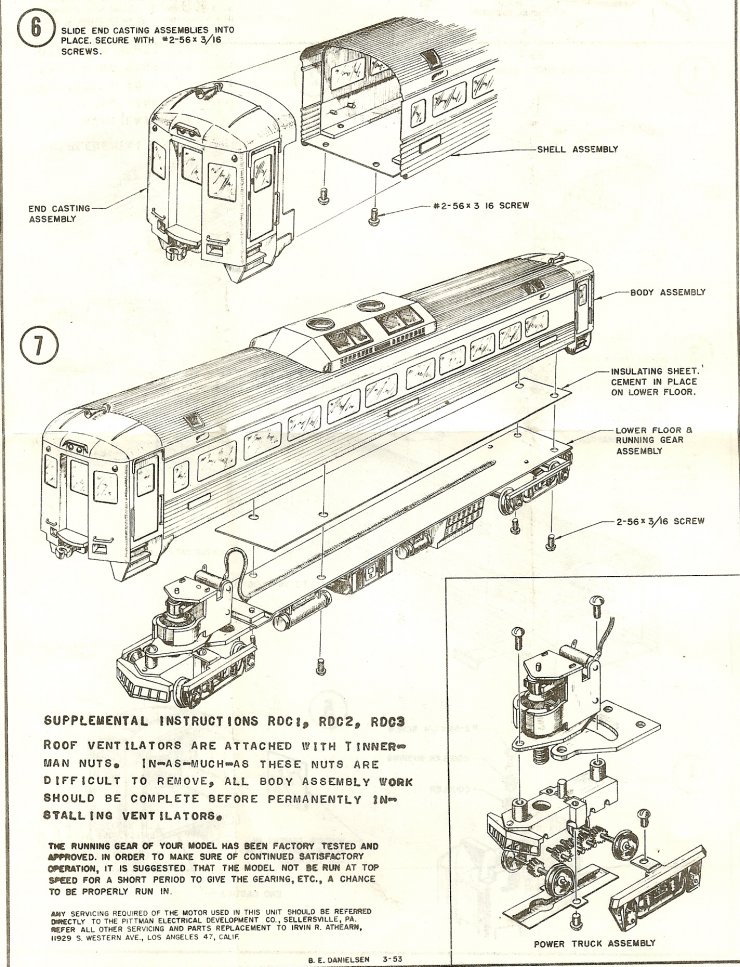 Athearn Information and Diagrams - Literature Page 6
