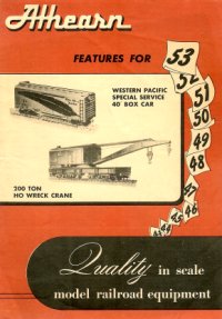 Athearn Catalog 1953