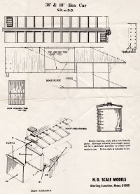 HD Scale 36' and 40' Box Car Instructions