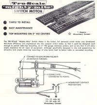 Tru-Scale Switch Motor