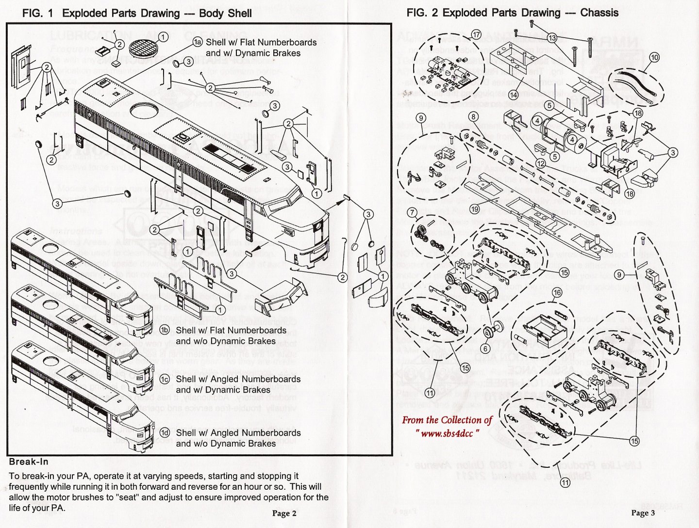 Instruction Sheet for Proto 2000 Alco PA - the MRH Forum