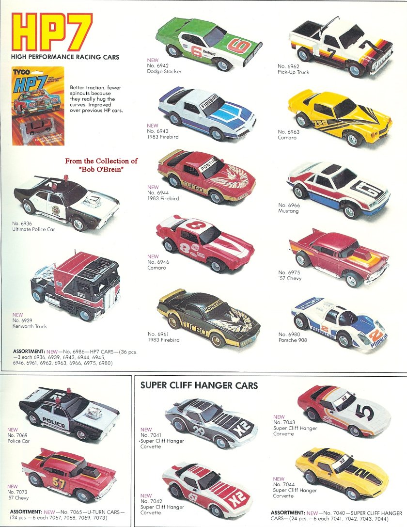 tyco slot car catalog