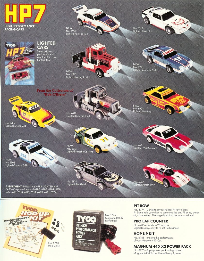 tyco slot car catalog